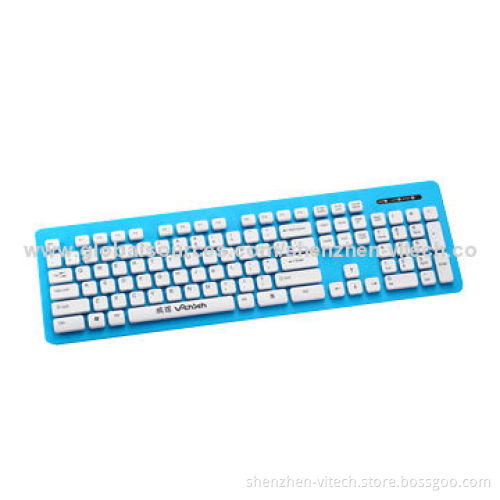 Wired Washable Keyboard, Chocolate Keycap, OEM Orders Accepted